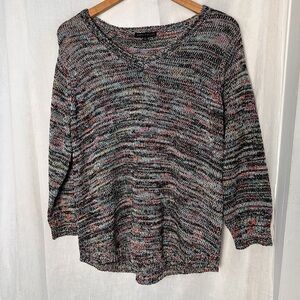 3/$20💥 Napa Valley Soft & Cozy Multicolor Knit Sweater | NWT | Large